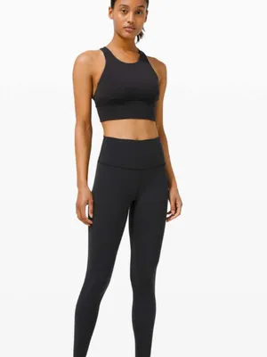 Lululemon Wunder Train Longline SportsBra *Medium Support, C/D Cups Black 4 $68 thumbnail 3