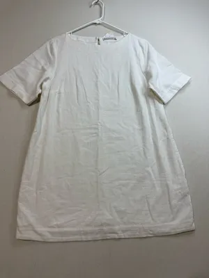 Abercrombie & Fitch White Short Sleeve Mini Dress thumbnail 9