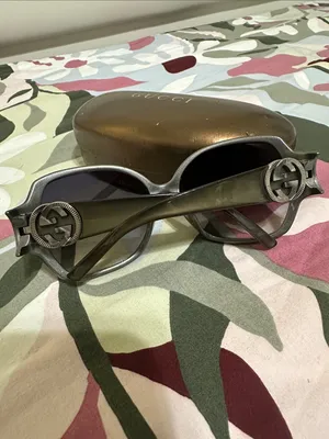 Gucci Women's Oversized Gray Gradient Sunglasses thumbnail 5