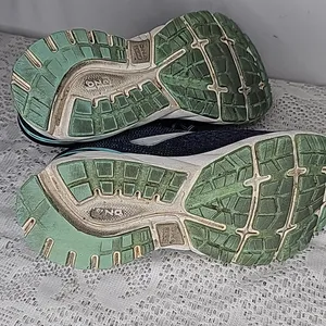 Brooks Ghost II blue lace up athletic running training gym walking shoes sz 7.5 thumbnail 10