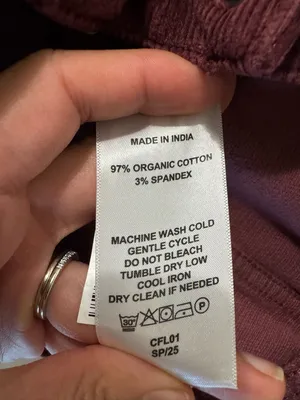 Quince Corduroy Pants Burgundy Straight Leg Organic Cotton 26 Inseam thumbnail 5