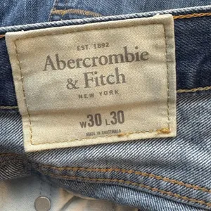 Abercrombie & Fitch Dark Blue Denim Skinny Button Fly Women's Size 30 Cut off thumbnail 5