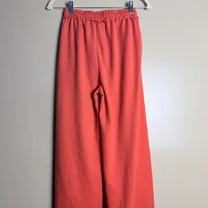 Junior's Sweatpants DIY Small Orange Wide Leg Distressed Raw Activewear Grunge thumbnail 10