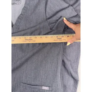 figs livingston scrub pants set graphite gray small pet casma top small thumbnail 6