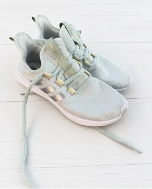 Adidas Cloudfoam Pure Mint Green Running Shoes Women’s 6.5 thumbnail 1
