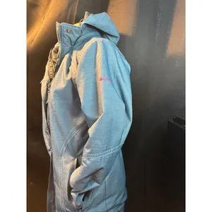 Columbia Interchange Blue Hooded Jacket Womens XS Full Zip‎ Ski Hike Shell thumbnail 3