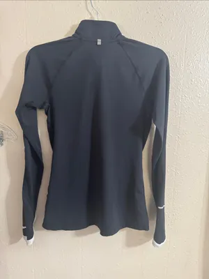 Dallas Cowboys Nike NFL TEAM APPAREL Black Long-Sleeve Dri-FIT Quarter-Zip Top thumbnail 8