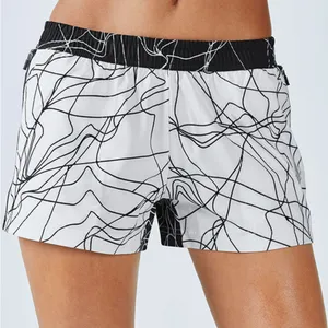 Fabletics Black and White Athletic Shorts thumbnail 2