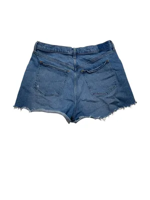 Abercrombie & Fitch 16 33 90s relaxed high rise Medium Blue Denim Cutoff Shorts thumbnail 9