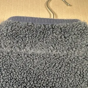 VTG Liz Claiborne Fleece Pullover Sweater Womens XL Blue Henley Snap Fuzzy Cozy thumbnail 16