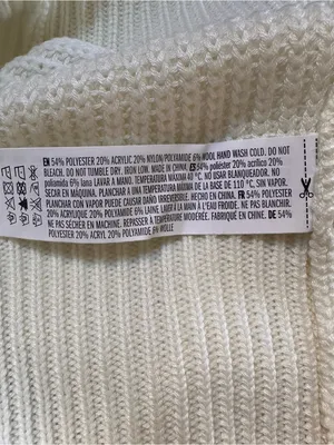 English Factory Ivory Puff Sleeve High Crewneck Sweater Size XS thumbnail 16