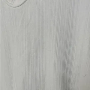 GAP Cream Ribbed V-Neck Tank thumbnail 4