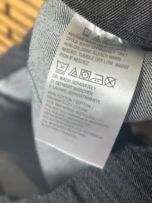 AnyBody black denim skirt size medium thumbnail 7