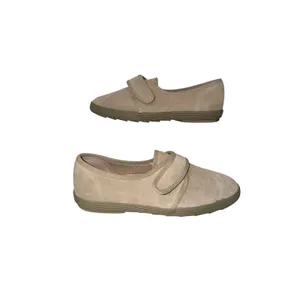 Daniel Green Jill Tan Suede Slip On Loafers Hook Loop Strap Women 9.5M 79122 thumbnail 2