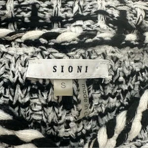 Sioni Tweed Boucle Knit Cardigan Sweater Blazer Women's Size Small thumbnail 8