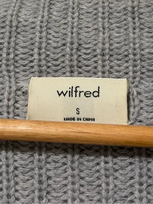 Aritzia Wilfred 100% Merino Wool Montpellier Jumper Turtleneck Mockneck Small thumbnail 3