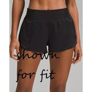 Lululemon 6 Hotty Hot Black Shorts Girly Scalloped Detail Running Activewear thumbnail 3