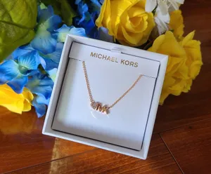 Michael Kors Rose Gold Brass Necklace thumbnail 1