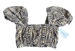 Montce Zebra Micro Scrunch Marcela Top thumbnail 4