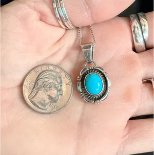 Turquoise Handmade Necklace thumbnail 2
