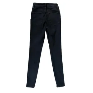 FRAME Le One Skinny Jeans High-Rise Denim Pants Black Size 1 thumbnail 2