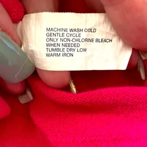 Gap|| Pink 3/4 sleeve cardigan sweater with button accent on sleeves thumbnail 9