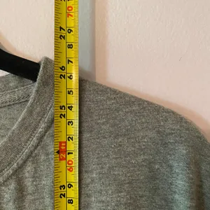 Life Is Good Gray Long Sleeve Tee Winter Ski Snow Loungewear Women's size Large thumbnail 8