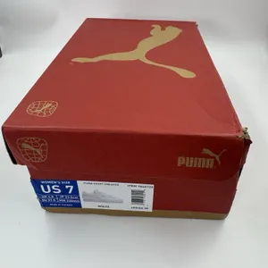 New PUMA Court Women’s Sneakers White Leather Low Top Casual Shoes Size 7 thumbnail 9