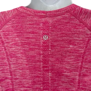 Lululemon Heathered Jewelled Magenta Pink Run Swiftly Short Sleeve Shirt size M thumbnail 7