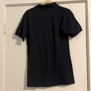 Y2K Navy Blue Golf Polo Shirt with Embroidered Logo women’s medium 2007 vintage thumbnail 6
