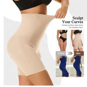 NWT ~ Shapewear High Waist Tummy Control Shorts Body Shaper Thigh Slimmer LARGE thumbnail 4