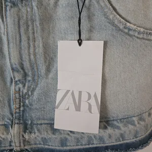ZARA NWT Denim Crop Tank Top Womens S Spaghetti Strap Raw Hem Y2K Grunge thumbnail 7