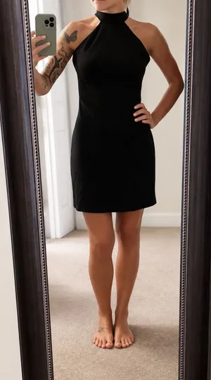 SheIn Black dress thumbnail 1