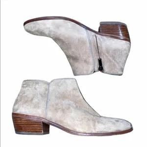 Sam Edelman 9M tan leather ankle booties thumbnail 1