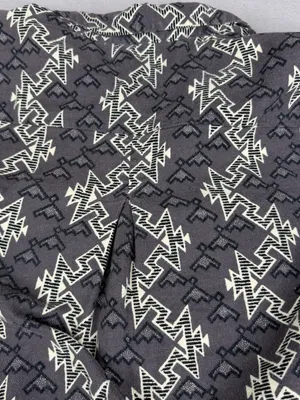 BDG Urban Outfitters Aztec Western Flannel Shirt Gray Cotton Women M thumbnail 4