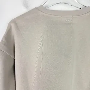 NWT IVL Collective Cropped Crewneck Sweatshirt Cotton Fleece Stone Size Medium M thumbnail 9