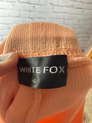 Peach White Fox Volley Bike Shorts small thumbnail 7