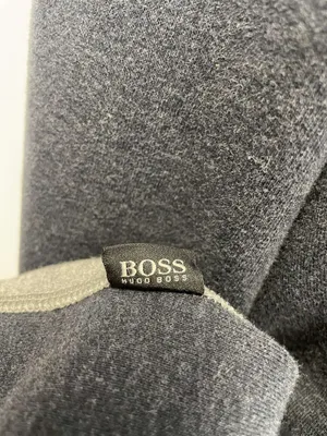 Hugo Boss Gray Pullover Quarter Zip Sweater thumbnail 4
