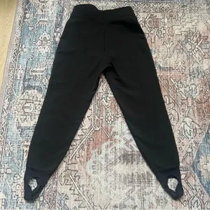 Vintage Schoeller of Switzerland Black Straight Slim Leg Stirrup Ski Snow Pants thumbnail 9