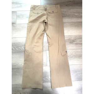 Athleta Low Rise Relaxed Cargo Casual Tan Khaki Pants Size 4 thumbnail 3