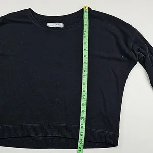 Abercrombie & Fitch Women's Black‎ Long Sleeve Crew Neck Pullover Sweater Size S thumbnail 7
