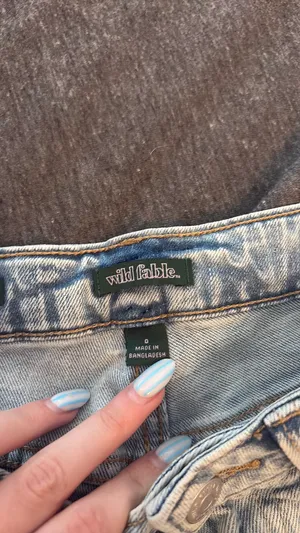 Wild Fable Mid-Rise Curvy Jean Shorts thumbnail 2