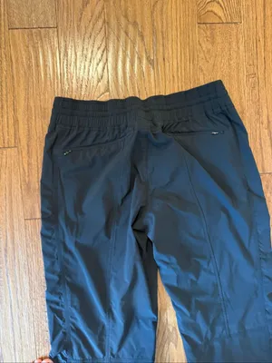 Athleta la viva ruched black jogger pant size 10 thumbnail 9
