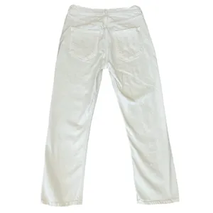 Agolde Women’s Riley Crop Straight Leg Sour Cream White Denim Jeans Size 28 thumbnail 7