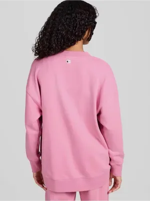 Champion Gameday Deep V Tunic French Terry Pullover Cosmic Pink Size XS NWT thumbnail 2