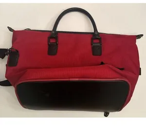 Atlantic Travel Bag Red Luggage Shoulder Tote *NO Lock With Keys thumbnail 9
