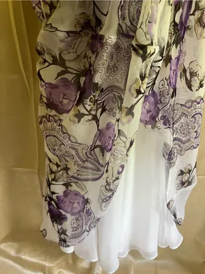 White House Black Market Chiffon A-Line Dress with Sash Tie Belt NWOT Never Worn thumbnail 13