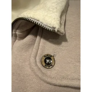 Carhartt For Women Jacket XS Beige‎ Sherpa Collar Y2K Vintage Workwear thumbnail 13