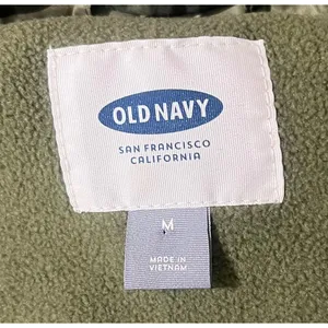 Old Navy Womens Puffer Vest Camo Green Zip Up Stand‎ Collar Size M thumbnail 7