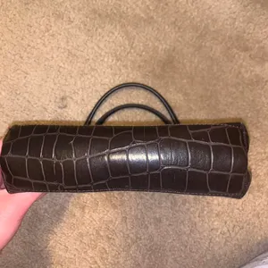 Vintage Esprit Dark Black Brown Mini Handle Bag thumbnail 4